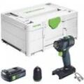 Festool TXS 18-Basic Akku Bohrschrauber 18 V 40 Nm Brushless + 1x Akku 3,0 Ah + Systainer - ohne Ladegerät
