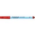 Folienstifte Staedtler Lumocolor® correctable 305, Linienbreite F, trocken abwischbar, 10 St., rot