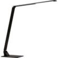 LED-Tischleuchte WASP, dimmbar 5-fach, 900 Lumen, 2700-5000 Kelvin, USB-Ladebuchse, schwarz