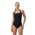 Badeanzug SPEEDO, Damen, Gr. 40, N-Gr, schwarz (schwarz 3), Obermaterial: 100% Polyester, sportlich, Badeanzüge