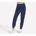 Funktionshose SKECHERS, Damen, Gr. M (38/40), N-Gr, blau (blau iris), Obermaterial: 75% Nylon, 25% Elasthan, sportlich, Hosen