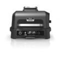 Elektrogrill NINJA "Woodfire OG850EU", schwarz, B:57cm H:41cm T:51,22cm, Kontaktgrill_Standgrill_Tischgrill_Teppanyakigrill, Outdoor Grill, Smoker und Heißluft-Fritteuse