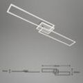 LED-Deckenlampe Frame S CCT 110x24,8cm aluminium