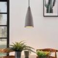 Lindby Pendellampe Sanne, grau, Beton, Ø 15 cm, E27