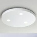 Bopp Close LED-Deckenlampe 3-flammig rund weiß