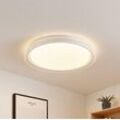 Lindby LED-Deckenleuchte Sleya Ø 50 cm, weiß, CCT, dimmbar