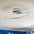 Lindby Dorle LED-Deckenleuchte, chrom, Ø 60 cm