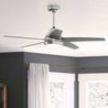 Hunter Bernard AC Deckenventilator Lampe grau