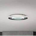 LED-Deckenlampe Livana, weiß/schwarz, Ø 50 cm, CCT, dimmbar