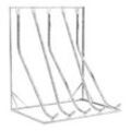 Schräghochparker WSM, 1-seitig, für Reifen bis B 60 mm, B 1750 x T 1467 x H 2010 mm, Stahl verzinkt, 5 Einhängeplätze