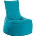 Sitzsack swing scuba®, 100% Polyester, abwaschbar, B 650 x T 900 x H 950 mm, petrol