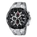 Chronograph CASIO EDIFICE "EF-539D-1AVEF", silber (silberfarben), Armbanduhren, Herren, Quarzuhr, Armbanduhr,Herrenuhr,Edelstahlarmband,bis 10 bar wasserdicht