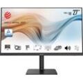 MSI Gaming-Monitor "Modern MD271P", E (A-G), schwarz, B:61,3cm, Monitore, 3 Jahre Herstellergarantie, höhenverstellbar, USB-C