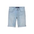 TOM TAILOR Herren TTJOSH Regular Slim Jeans Shorts, blau, Uni, Gr. 33