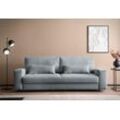 Schlafsofa "Imoga, Polster mit Schlaffunktion, 3-Sitzer Sofa, Couch mit Bettkasten", grau (anthrazit), B:250cm H:90cm T:108cm, LEGER HOME BY LENA GERCKE, Sofas, in modernen Farben und Stoffen, Bettfunktion, Liegefläche: 200x150 cm