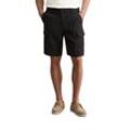 Shorts MARC O'POLO "aus reinem Leinen", Herren, Gr. 31, Normalgrößen, schwarz, Obermaterial: 100% Leinen, unifarben, casual, relaxed fit kurz, Hosen