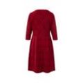 Tchibo - Kariertes Jacquard-Kleid - Damen - Gr. S - rot/kariert