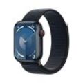 Apple Watch Series 9 (2023) GPS + Cellular 45 mm - Aluminium Mitternacht - Sport loop Blau