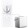 ECOVACS Fensterputzroboter "WINBOT W2 PRO OMNI", weiß (weiß, silber), B:27,1cm H:27,1cm T:7,7cm, Fensterreiniger, Topseller