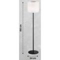 Außen-Stehlampe "Mina", beige (sandschwarz), Ø 34,00cm H: 150,00cm, SCHÖNER WOHNEN-KOLLEKTION, Lampen, LED 2 W+0,6 W RGB,mobiles Licht immer und überall dabei,dimmbar,RGBW