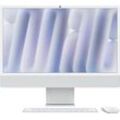 APPLE iMac "iMac 24"", silber (silberfarben), Mac OS, 16 GB RAM 256 GB SSD, Computer