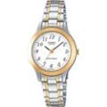 Quarzuhr, silber (edelstahlfarben, goldfarben), CASIO TIMELESS COLLECTION, Armbanduhren, Damen, Armbanduhr, Damenuhr, analog, Edelstahlarmband