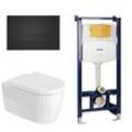 Duravit ME by Starck Wand-WC Rimless Komplett-Set