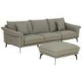 Mid.you 3-Sitzer-Sofa , Taupe , Textil , Füllung: Polyester , 289x84x92 cm , Wohnzimmer, Sofas & Couches, Sofas, 3-Sitzer Sofas