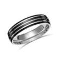 Schwarzer Ring Titan Ionic Black Plating