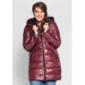 Steppjacke in 2-in-1-Optik, brombeer-schwarz, Gr.54