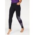 Leggings, schwarz, Gr.52