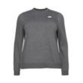 Sweatshirt, grau meliert, Gr.XXL