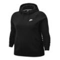 Nike Sportswear Kapuzensweatshirt »WOMEN ESSENTIAL HOODY FLEECE PLUS SIZE«, schwarz, Gr.XXXL