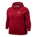 Nike Sportswear Kapuzensweatshirt »WOMEN ESSENTIAL HOODY FLEECE PLUS SIZE«, dunkelrot, Gr.XXL