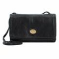 The Bridge Story Donna kleine Umhängetasche I Leder 18 cm black-goldfarben