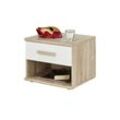 Nachtkommode Cariba - holzfarben - 46 cm - 38 cm - cm 40,0 - Sconto