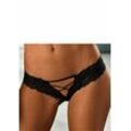 PETITE FLEUR GOLD Panty-Ouvert schwarz Gr. 32/34 für Damen