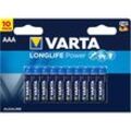 20x10 Varta Longlife Power Micro AAA LR 03 VPE Innenkarton