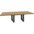 Couchtisch MÄUSBACHER, grau (graphit, asteiche, graphit, asteiche), B:120cm H:52cm, Tische, Couchtisch Eckige Couchtische Holz-Couchtische