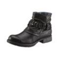 TOM TAILOR Stiefelette, schwarz, Gr.36