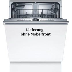 BOSCH vollintegrierbarer Geschirrspüler Serie 4, SMV4HAX48E, 13 Maßgedecke, weiß