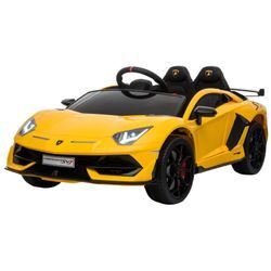 HOMCOM Kinderauto Lamborghini elektrisch 123 x 66,5 x 45,5 cm(LxBxH)