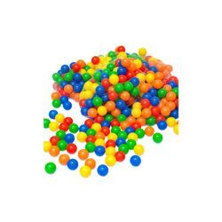 200 bunte Bälle für Bällebad 5,5cm Babybälle Plastikbälle Baby Spielbälle