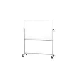 MAUL mobiles Whiteboard MAULstandard, drehbar, Emaille - 90 x 120 cm