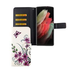 Hülle Handy Schutz für Samsung Galaxy S21 Ultra Case Cover Tasche Wallet Etui