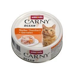 animonda Carny Ocean Weißer Thunfisch und Garnelen 12x80g