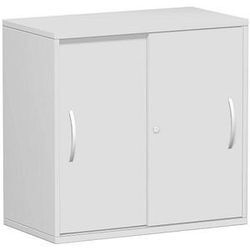 geramöbel Schiebetürenschrank Flex, S-382502-LL lichtgrau 1 Fachboden 80,0 x 42,5 x 79,8 cm