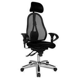 Topstar Bürostuhl Sitness 45, ST99U L50X Stoff schwarz, Gestell chrom