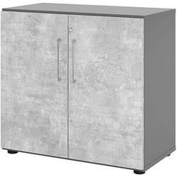 HAMMERBACHER Aktenschrank 928T2, V928T2/G/M/BS grafit, beton 1 Fachboden 80,0 x 42,0 x 74,8 cm