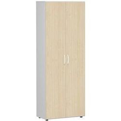 geramöbel Aktenschrank Flex, S-386002-AL lichtgrau, ahorn 5 Fachböden 80,0 x 42,0 x 216,0 cm